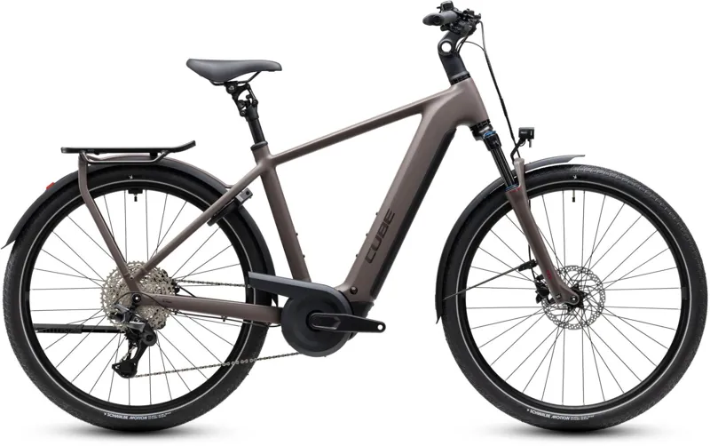 Cube Kathmandu Hybrid ONE 800 2027 Cedar Chrome Electric Trekking Bike-5