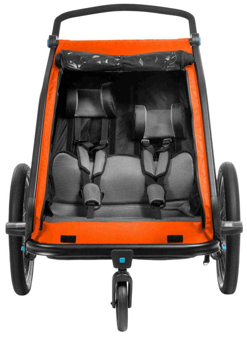 Cube Kids Trailer Double Cmpt X Actionteam Orange-8