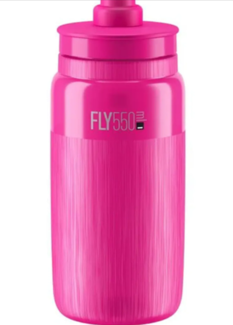 Elite Ala Bottle Cage Black and Elite Bottle in Pink 550ml x2 Bundle Product -1