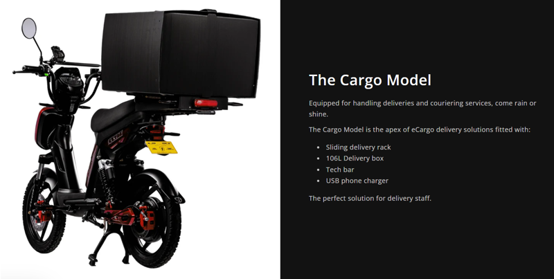 Eskuta SX-250 Series 4 Cargo Electric Bike-1
