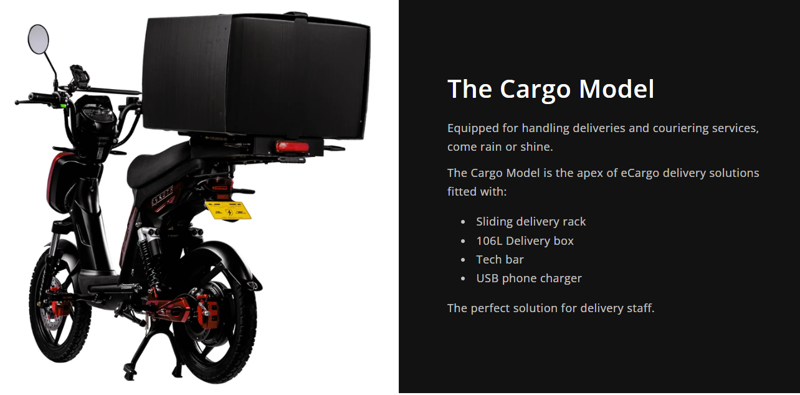 Eskuta SX-250 Series 4 Cargo Electric Bike-1