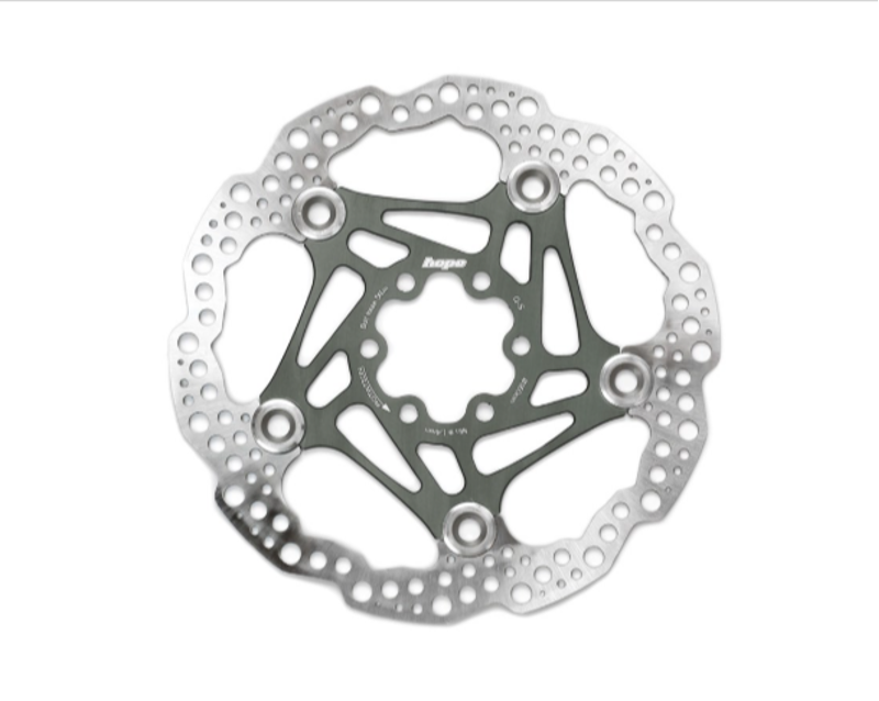 Hope Floating Disc Rotor 220mm 6 Bolt Smoke