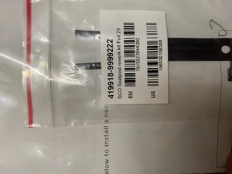 SCO Seatpost Rework Kit Foil 23 one size