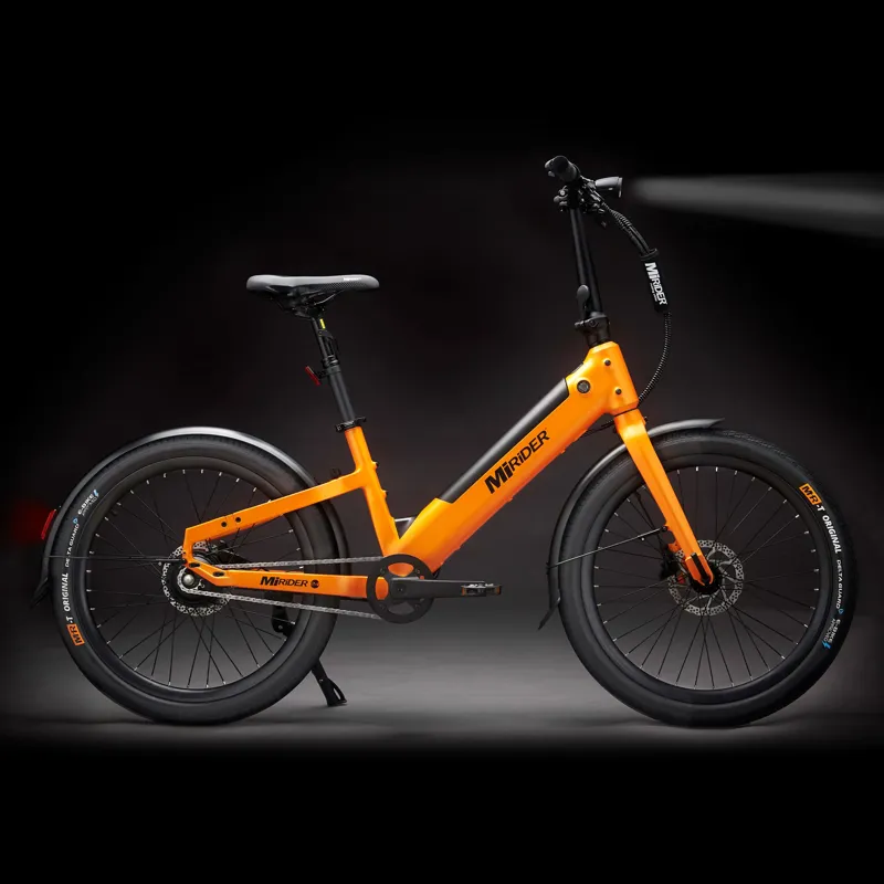 MiRider 24 Ex Demo Step Through Electric Bike Ember Orange-3