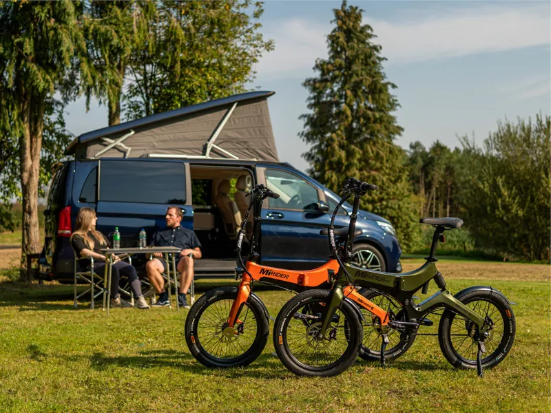 MiRiDER 20 folding ebike finished in Ember Orange-2
