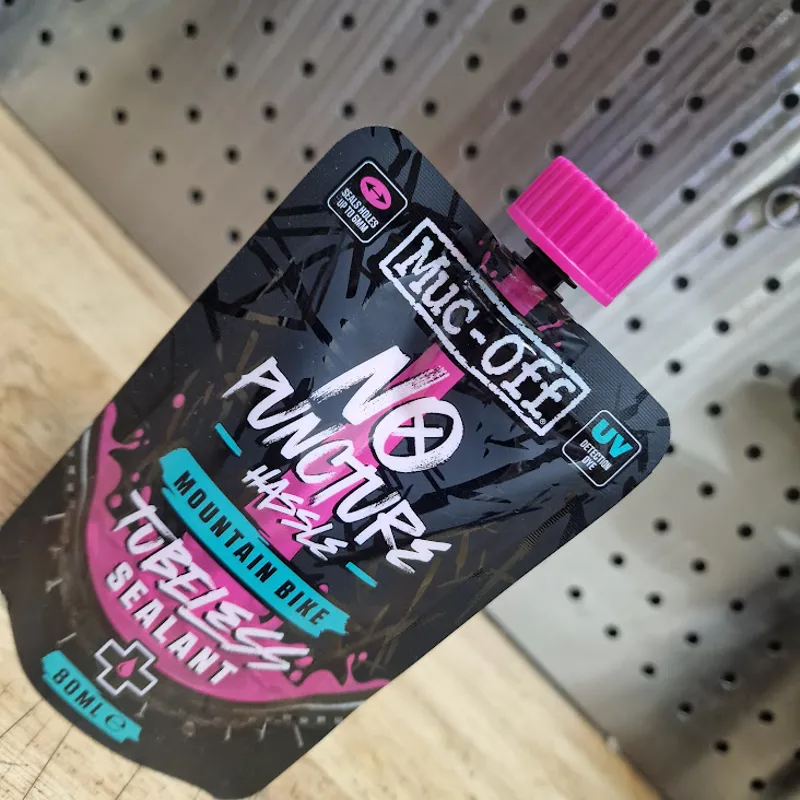Muc-Off MTB Mountain Bike No Puncture Hassle 80ml Tubeless Sealant Pink-2