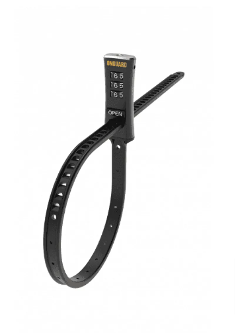Onguard Zip Locks Cycling Cafe Lock Black single-1