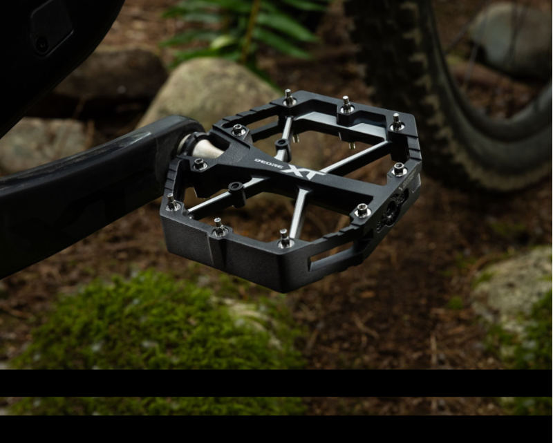 Shimano PD-M8240 Deore XT MTB flat pedals black-2