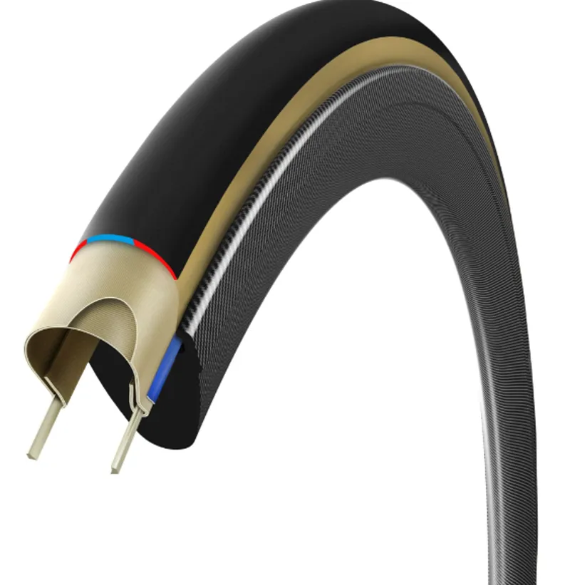 Vittoria Pista Oro TPU Tubeless Ready Tyre in Black and Tan 