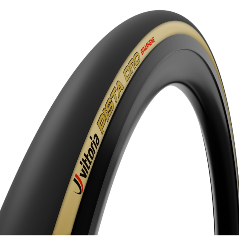 Vittoria Pista Oro Tubular Tyre in Black and Tan-1