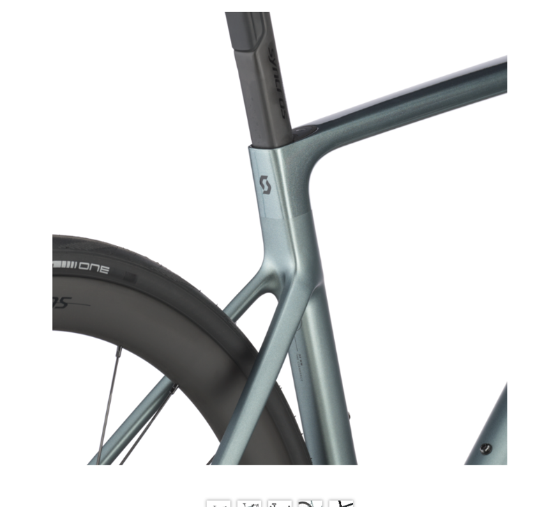 Scott Addict RC 30 Road Bike In Whale Grey-2