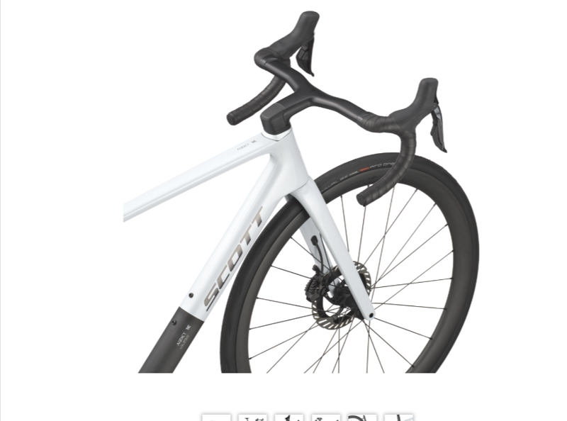 Scott Addict RC Pro cumulus white/carbon black 2025-2