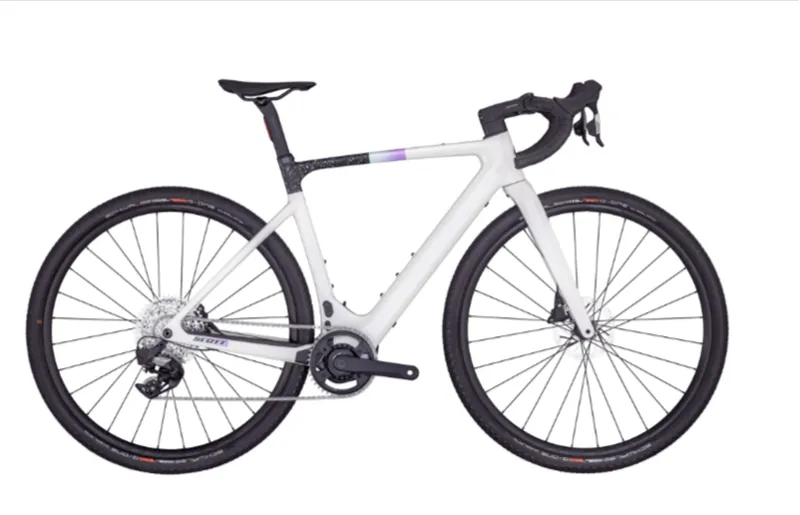 Scott Contessa Solace eRide 15 Electric Gravel Bike in Blue/Black