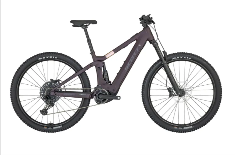 Scott Contessa Strike eRide 920 Mountain Bike In Burgundy Purple