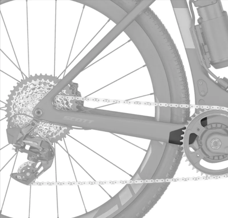 Scott Solace e-Ride Chainstay Protection Plate in black one size