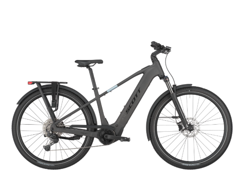 Scott Sub 30 Electric Commuter Bike in midnight grey