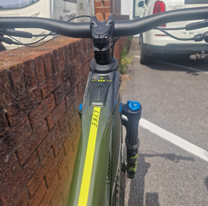 Ex - Demo Haibike LYKE 11 47 Large Electric MTB Bike  - Carbon/Sand/Lime - Gloss Black Ex - Demo -1