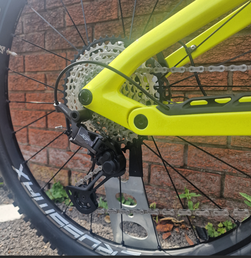 Ex - Demo Haibike LYKE 11 47 Large Electric MTB Bike  - Carbon/Sand/Lime - Gloss Black Ex - Demo -2