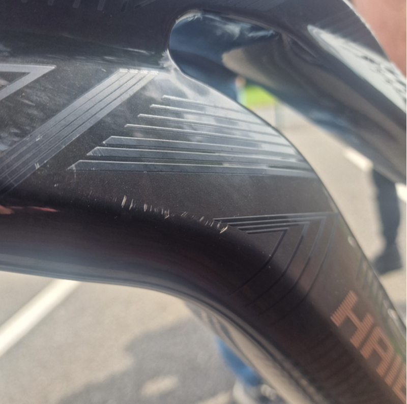 Ex - Demo Haibike LYKE 11 47 Large Electric MTB Bike  - Carbon/Sand/Lime - Gloss Black Ex - Demo -4