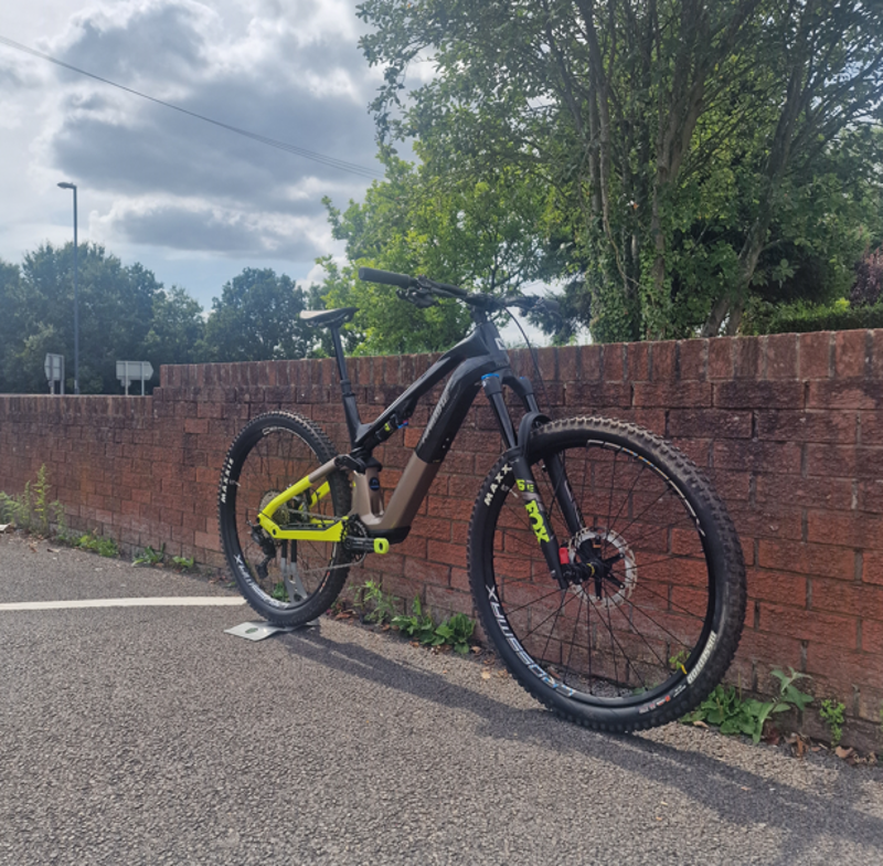 Ex - Demo Haibike LYKE 11 47 Large Electric MTB Bike  - Carbon/Sand/Lime - Gloss Black Ex - Demo -5