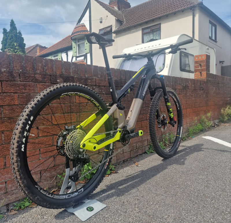 Ex - Demo Haibike LYKE 11 47 Large Electric MTB Bike  - Carbon/Sand/Lime - Gloss Black Ex - Demo -6