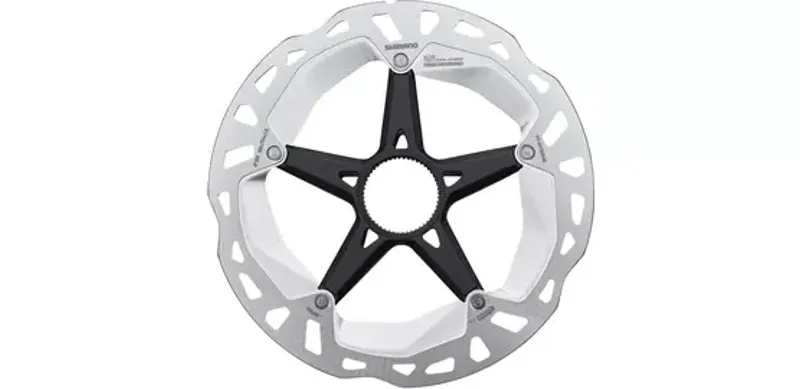 Shimano Rotor Pair RTMT800 External C/Lock 203mm Silver centre lock Pair-1