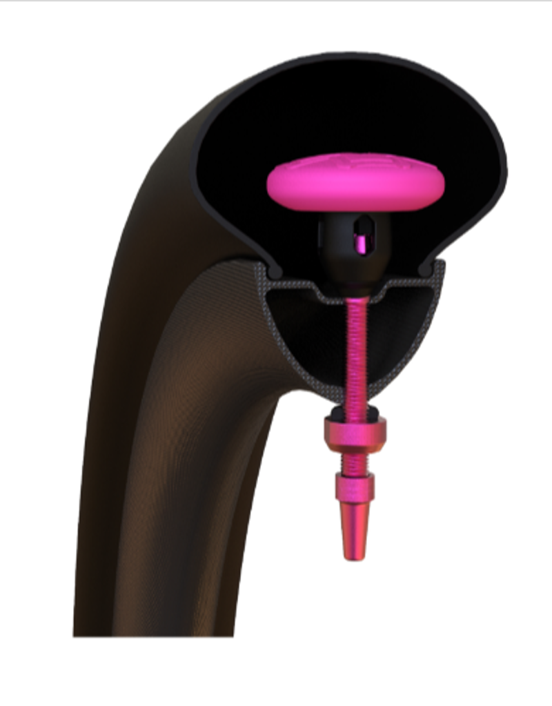Muc-Off Tubeless Tag Holder Black / Pink-4