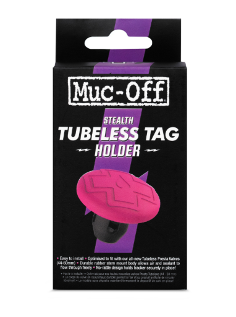 Muc-Off Tubeless Tag Holder Black / Pink-5