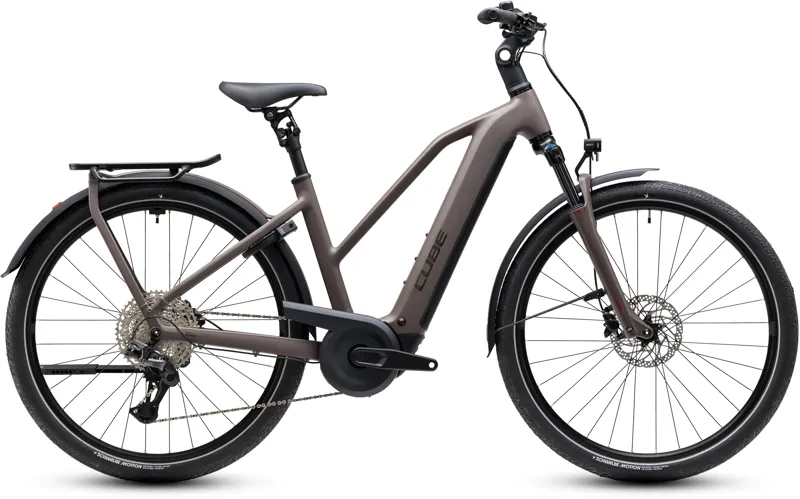 Cube Kathmandu Hybrid ONE 800 2027 Cedar Chrome Electric Trekking Bike-7