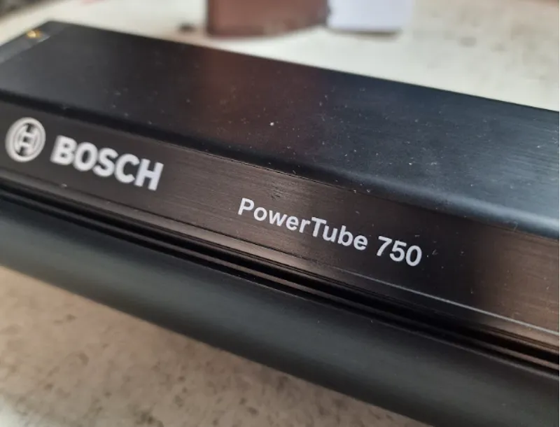 Used Bosch intube 750wh ebike Battery Horizontal bbp3770-2