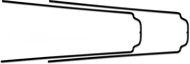 Acid Stays For Mudguard Set 75 27.5/29 2.0 black 75mm