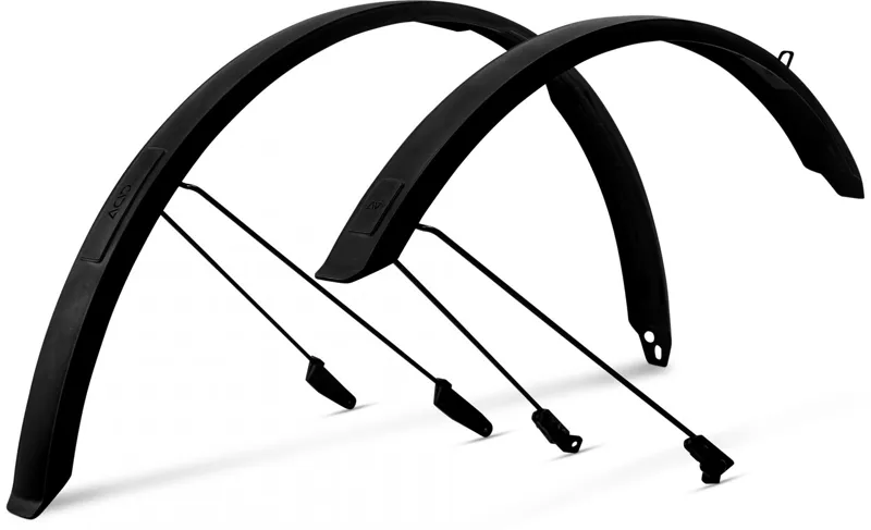 Acid Mudguard Set 50 28 Inch Black 50mm