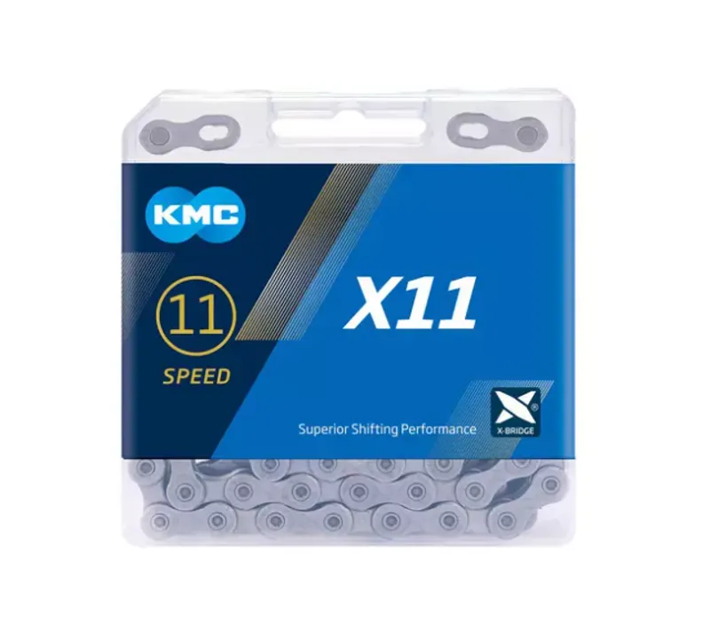 KMC X11 Bike Chain 114L / 118L Grey 