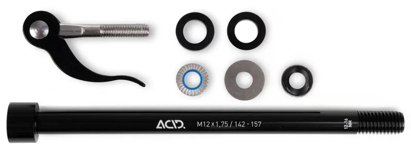 Acid Thru Axle m12x1.75 142-157 Mm For Bike Trailer BLACK one size