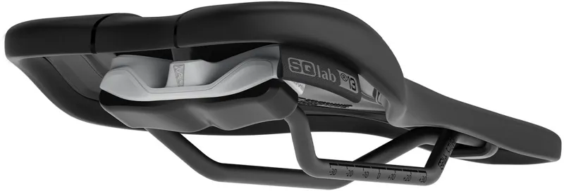 Sqlab Saddle 612 Ergowave Active 2.1 S-Tube in Black -3