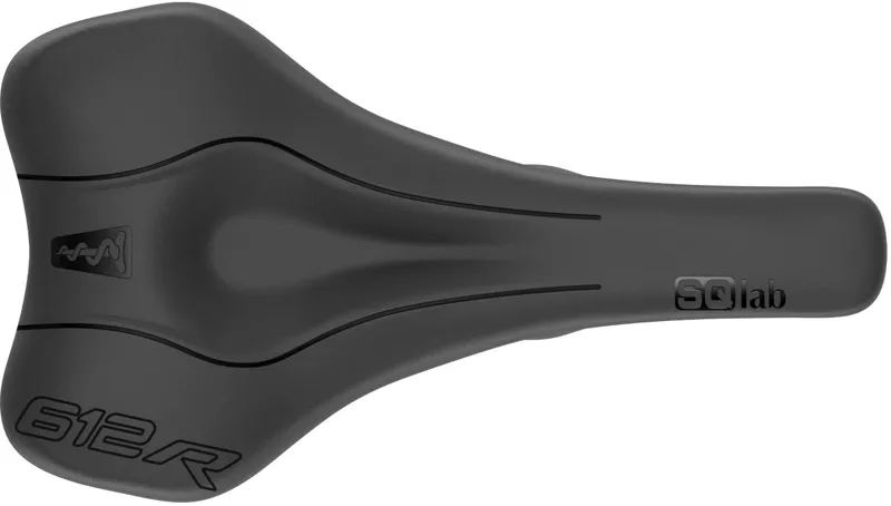 Sqlab Saddle 612 Ergowave R S-Tube in Black -3