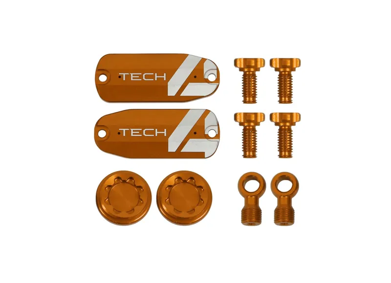 Hope Tech 4 x2 Brake Custom Kit - Pair - Orange