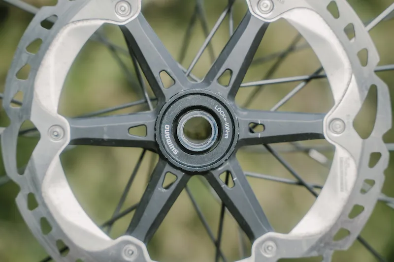 Shimano Rotor Pair RTMT800 External C/Lock 203mm Silver centre lock Pair-2