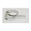 Aerozine Ultralite QR Seat Post Clamp With Titanium Bolt 34.9 Road / MTB-Silver