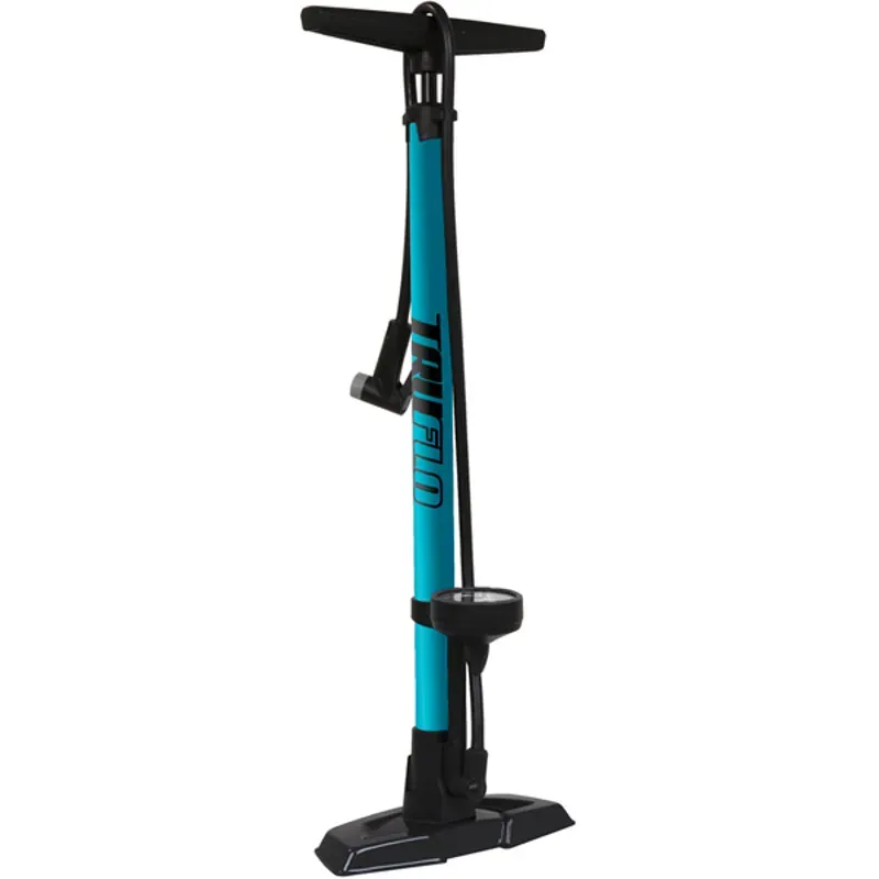 Truflo Easitrax 4 Floor Pump in Blue