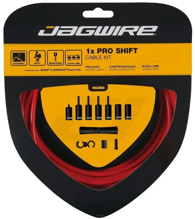 Jagwire 1X Pro Shift Kit in Red