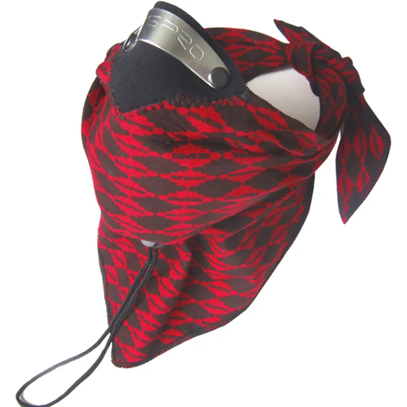 Respro Bandit Scarf Mask in Red Diamond