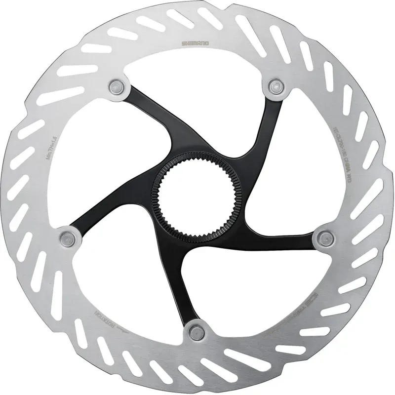 Shimano ROTOR RTCL700 External C/Lock 180mm Silver/ Black centre lock