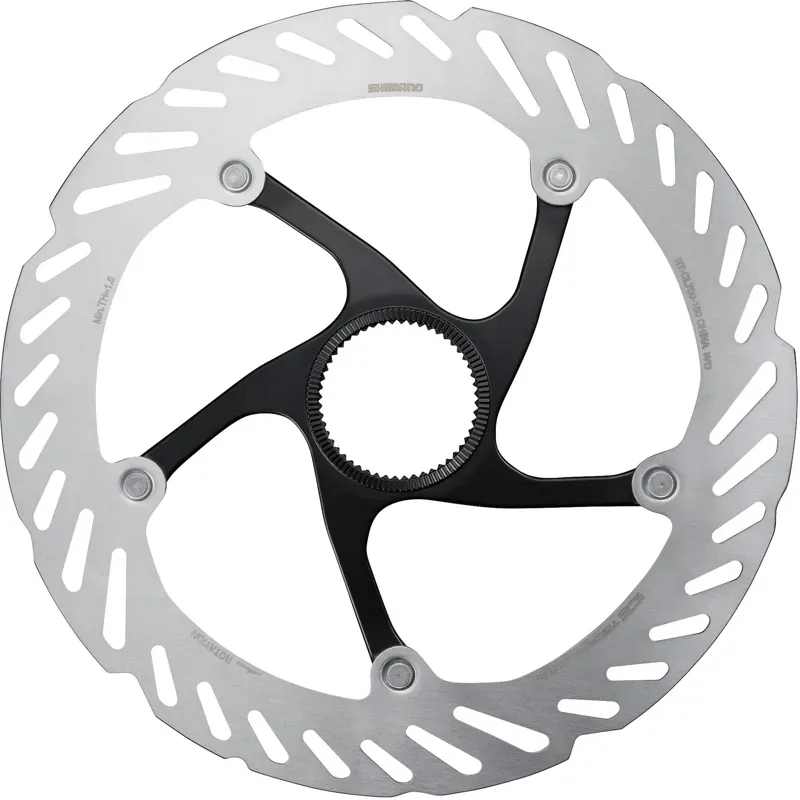 Shimano ROTOR RTCL700 Internal C/Lock 180mm Silver/ Black centre lock