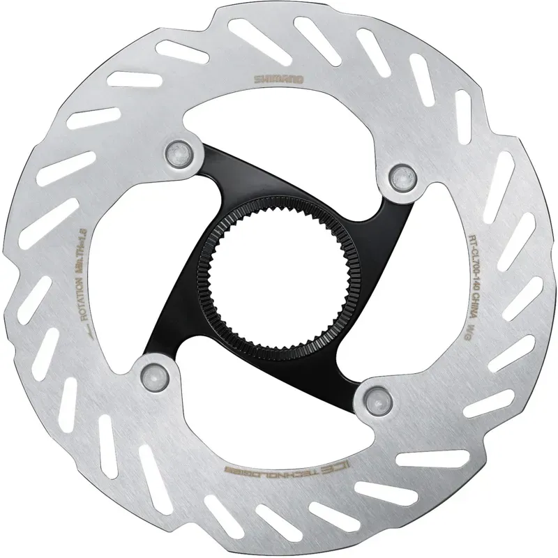 Shimano ROTOR RTCL700 Internal C/Lock 140mm Silver/ Black centre lock