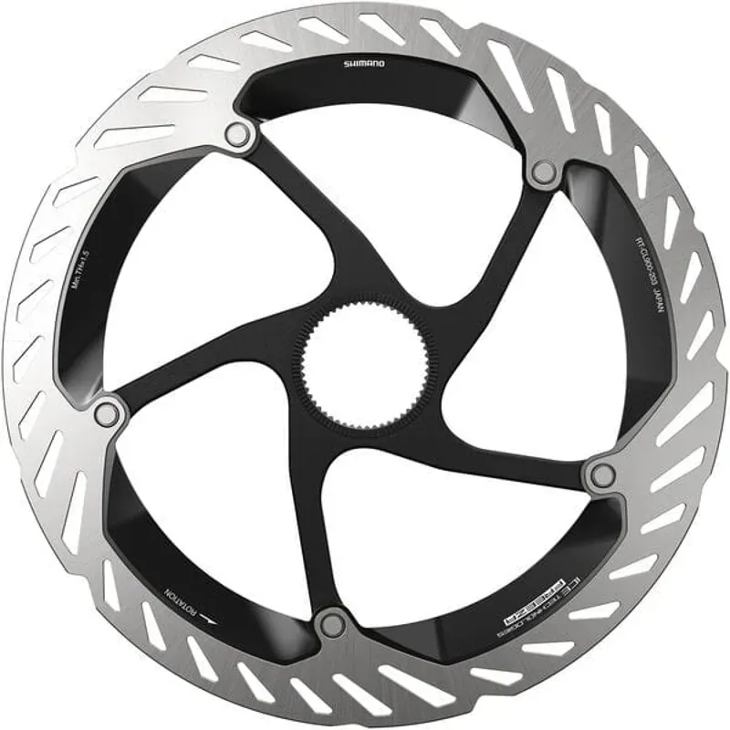 Shimano ROTOR RTCL900 Internal C/Lock 203mm Silver/ Black centre lock 