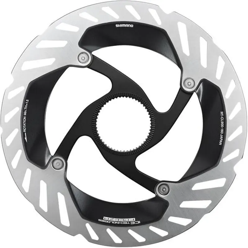 Shimano ROTOR RTCL900 External C/Lock 160mm Silver/ Black centre lock