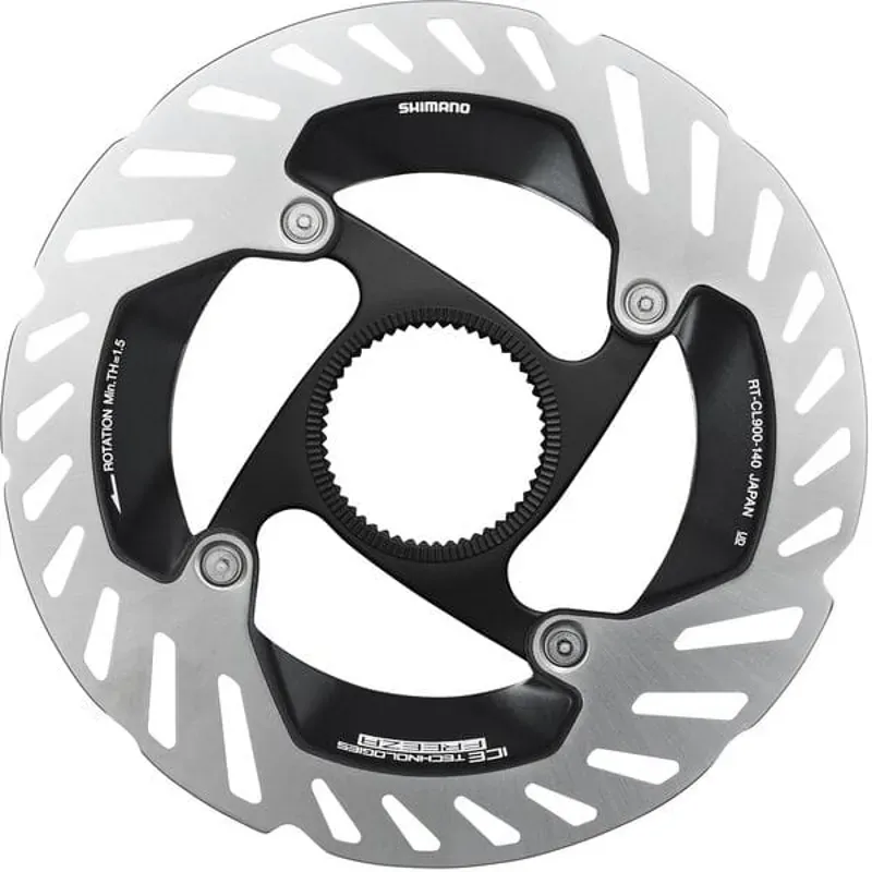 Shimano ROTOR RTCL900 External C/Lock 140mm Silver/ Black centre lock