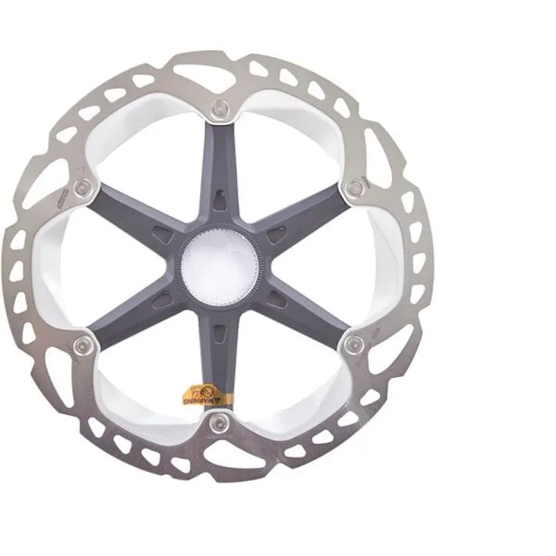 Shimano ROTOR RTMT800 C/Lock Int W/Mag 203mm Silver/ Black centre lock - 203 mm