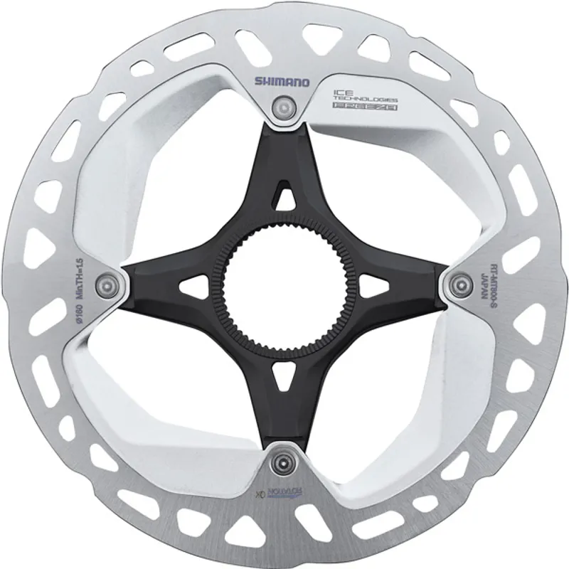 Shimano Deore RT-MT800 disc rotor with external lockring Ice Tech FREEZA - Silver - Alloy-1